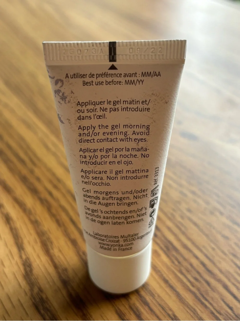 Yon Ka Alpha-Contour Eye & Lip Cream — White with Purple Accent NWOB